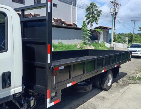 PLATAFORMA COM PUERTA ABATIBLES DE 20 PIES